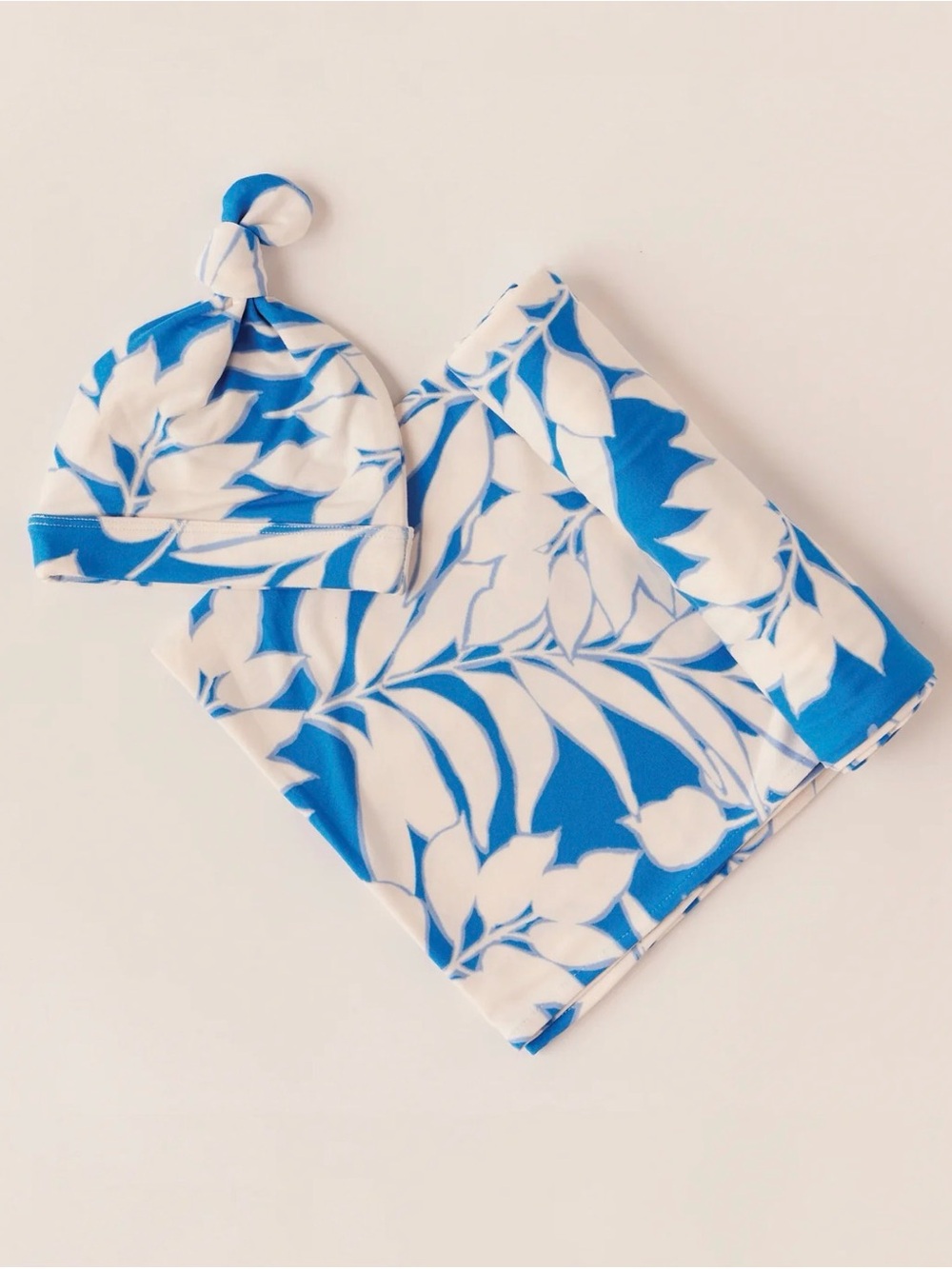 Swaddle & Beanie Cloud Jersey in Serene